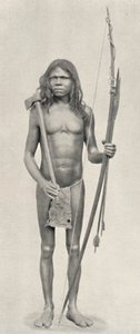 Wedda with Bow, Arrows, and Axe, 1926 by Unbekannt