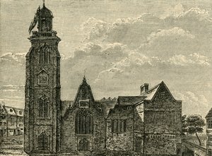 West View of the Old Church of St. Martins-in-the-Fields, Pulled Down in 1721 by Unbekannt