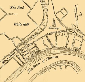 Whitehall in the Reign of Henry VIII by Unbekannt