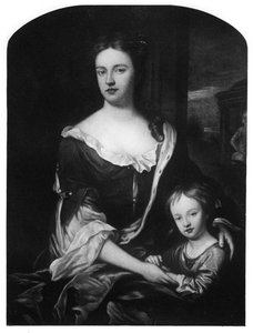 William, Duke of Gloucester, with his mother, Queen Anne