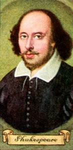William Shakespeare, taken from a series of cigarette cards, 1935
