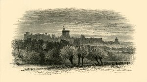 Windsor Castle from the Provosts Lodge at Eton by Unbekannt