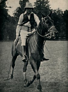 Winston Churchill Playing Polo by Unbekannt