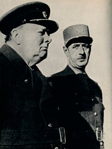 Winston Churchill and General De Gaulle, June 1940