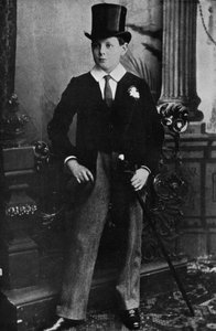 Winston Churchill as a Harrow schoolboy in 1889