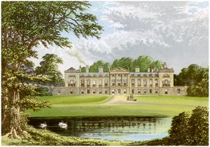 Woburn Abbey, Bedfordshire, home of the Duke of Bedford, c. 1880 by Unbekannt