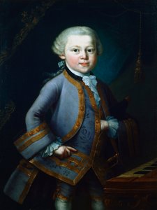 Wolfgang Amadeus Mozart, Austrian Composer, 1761
