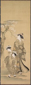 Woman and Two Children