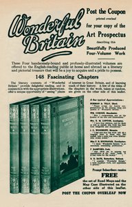 Wonderful Britain Book Advertisement by Unbekannt