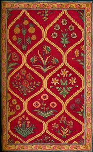 Woollen Carpet. Indian Royal Factory of Lahore