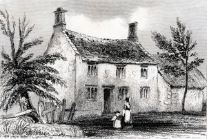 Woolsthorpe Manor, near Grantham, Lincolnshire, birthplace of Sir Isaac Newton by Unbekannt