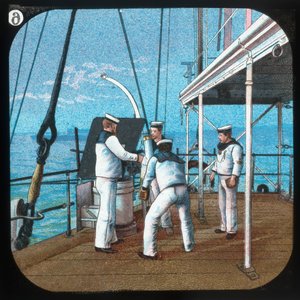 Working a 3-Pounder -- H.M.S. Blake by Unbekannt