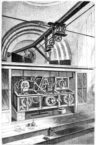 Working parts of the clock at the Royal Exchange, London, 1866 by Unbekannt