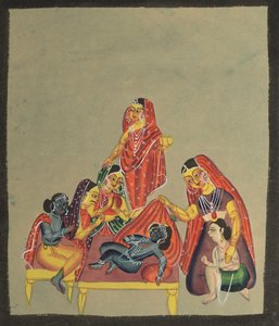 Worship of the Infant Krishna