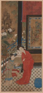 Yang Guifei Leaving the Bath, 1700s by Unbekannt