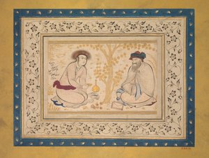 Youth and Dervish, second quarter 17th century by Unbekannt