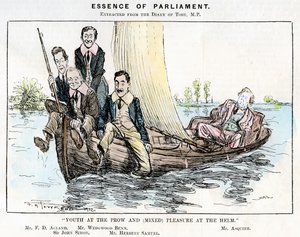 Youth at the Prow and Mixed Pleasure at the Helm by Unbekannt