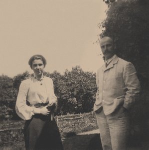 Yuri Alexandrovich Olsufyev 1878-1938 with his Wife Sophia Vladimirovna, 1900s by Unbekannt