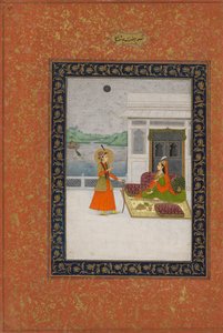 Yusuf and Zulaykha meeting by Unbekannt