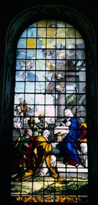 Adoration of the Magi, painting on glass by Joshua Price, 1719 by Unbekannt Unbekannt