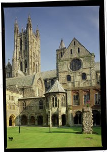 Exterior View of Canterbury Cathedral by Unbekannt Unbekannt
