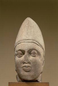 Head of a Scythian, Red Sandstone, 3rd Century AD Ahichhatra, UP