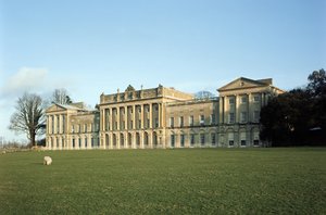 Heveningham Hall, View of the exterior, built c.1778 by Robert Taylor, Suffolk, UK
