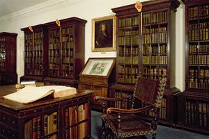 Interior view of Pepys Library, Magdalene College, Cambridge by Unbekannt Unbekannt