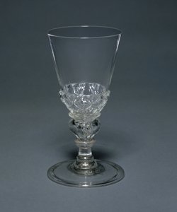 Lead Glass goblet: Facon de Venise, c.1680