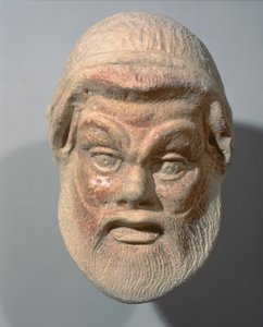 Mask from the Exterior of a Theatre, 3rd Century BC