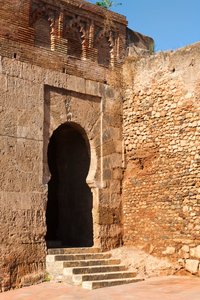 Niebla, Huelva Province, Andalusia, southern Spain. Puerta del Buey, or Gate of the Ox, one of the entrances through the walls into the town. by Unbekannt Unbekannt