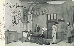Scene from Act IV of the Opera 