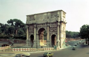 The Arch of Constantine from the North West by Unbekannt Unbekannt