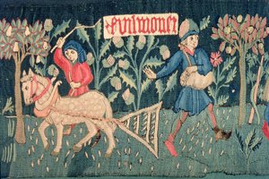 The Labours of the Months, Alsace by Unbekannt Unbekannt