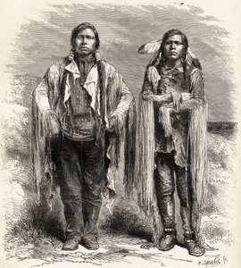Two Ute Indians, illustration from 