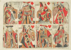 Uncut Playing Cards, Late 18th century