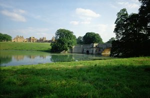 View from the Lake, Blenheim Palace, Oxfordshire by Unbekannt Unbekannt