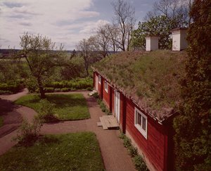View of the House and Gardens of Carl Linnaeus, Hammarby, Uppsala, Sweden