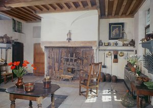 View of the kitchen in the House of the Abbess