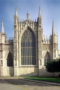 York Minster, view of the West window, Yorkshire, UK