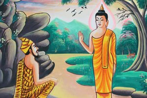 Painting Depicting the Life Story of Shakyamuni Buddha, Kasi, Laos, 2015 by Unbekannt