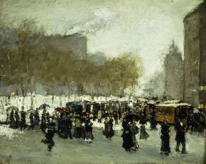 A Wintry Day in the City