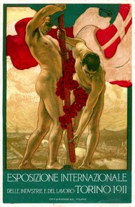 Advertisement for the Turin International by Unbekannter Künstler