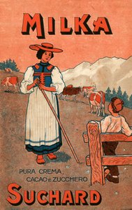Advertising for the Chocolate Cream Milka de Suchard, Early 20th Century by Unbekannter Künstler