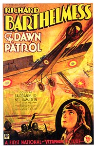 Film Poster for The Dawn Patrol by Howard Hawks with Richard Barthelmess by Unbekannt