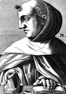 Albert Magnus (1193/1206-1280) German Dominican monk, scientist, philosopher, and theologian (engraving) by Unbekannter Künstler