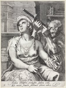 Allegorical Engraving of Astronomy by Unbekannt