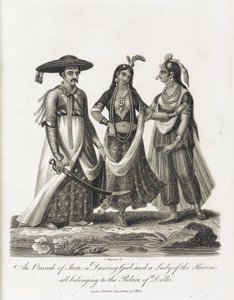 An Omrah of State; a Dancing Girl; and a Lady of the Harem, India by Unbekannt