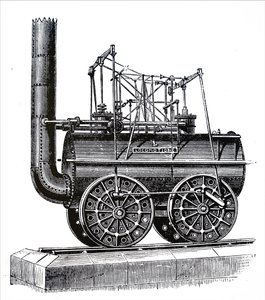 An Engine Locomotive I Built by George Stephenson by Unbekannt