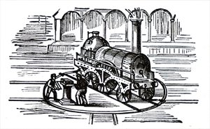 An Engine Turntable by Unbekannt